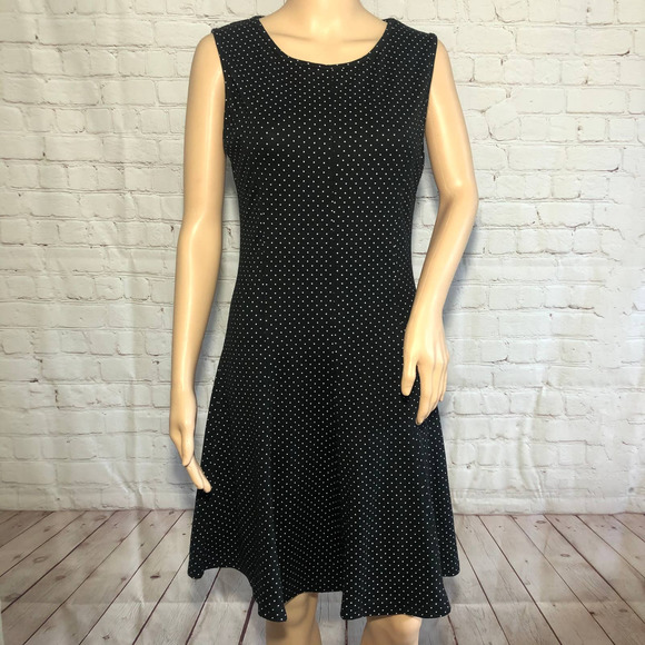 Express‎ exc condition sleeveless polka dot dress - Picture 1 of 3